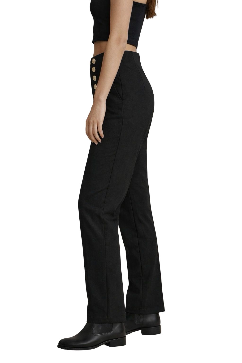 Leggings con Bottoni