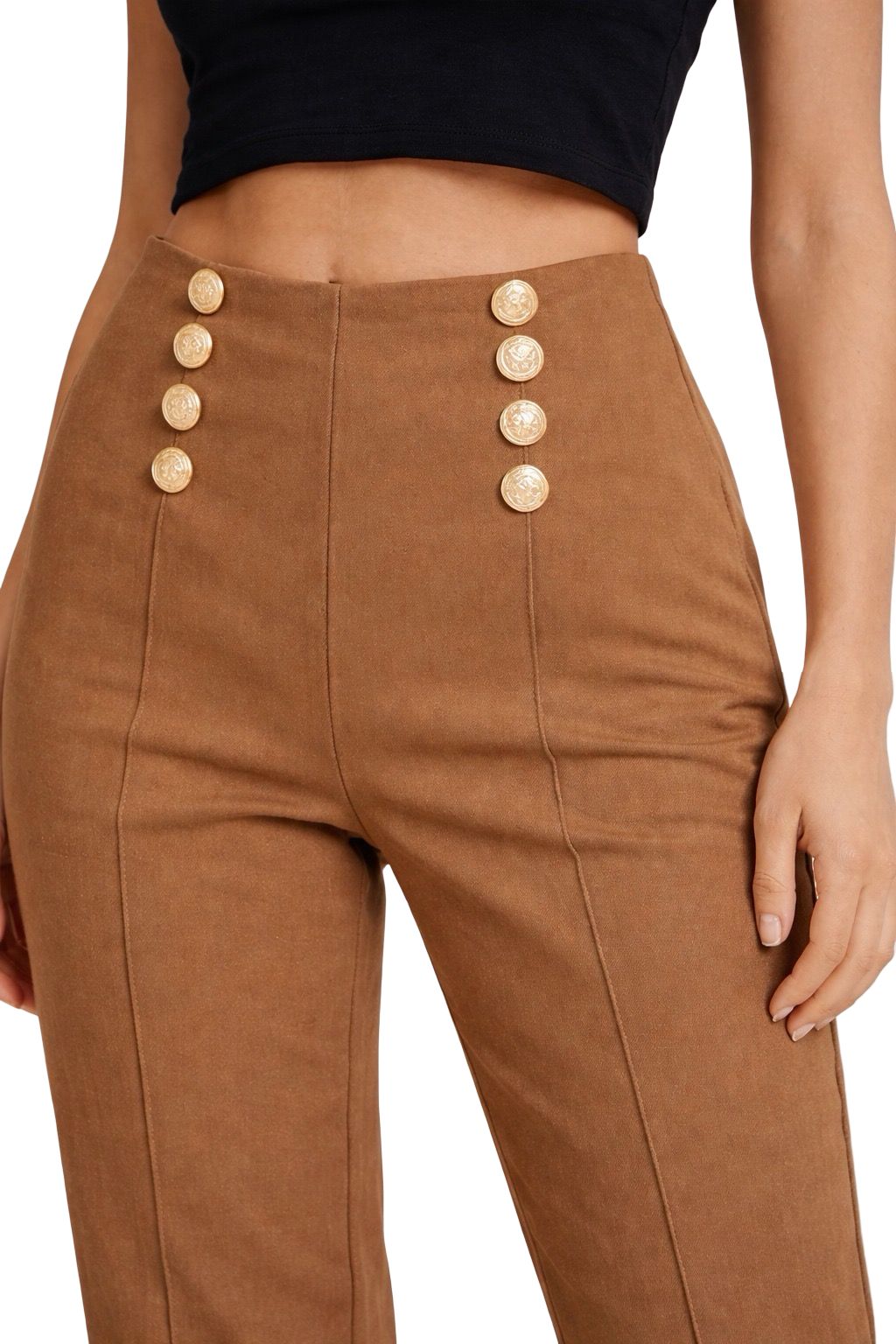 Leggings con Bottoni