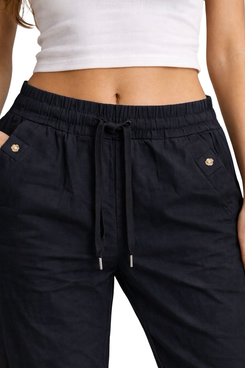 Pantaloni Cotone Elasticizzati