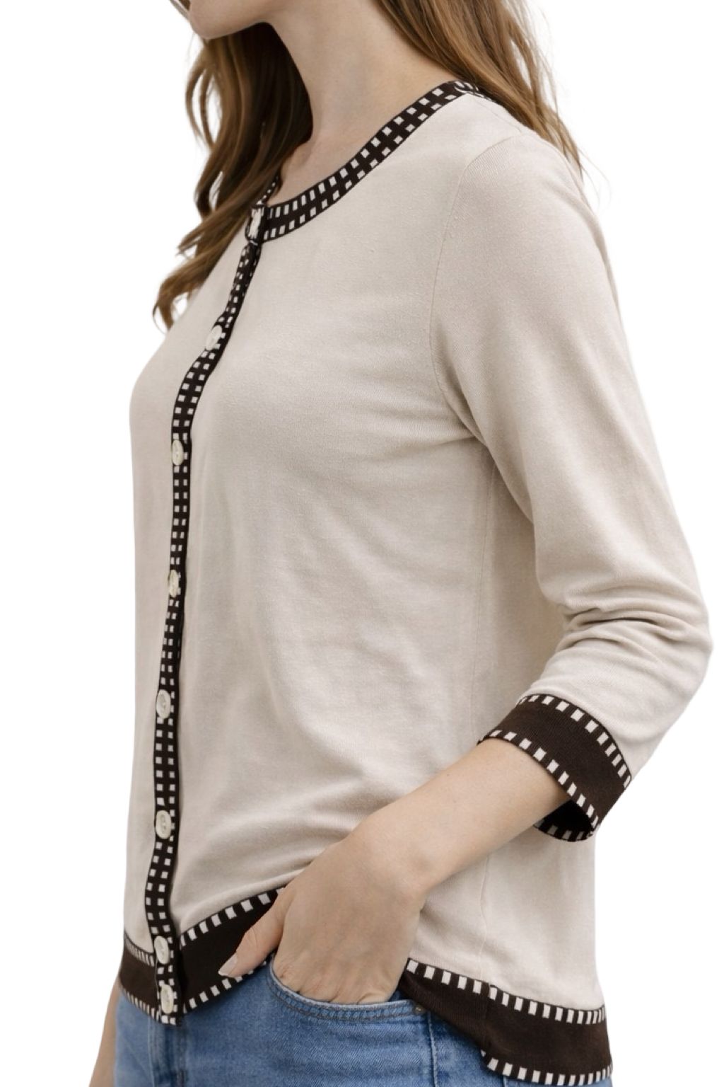 Cardigan Di Filo