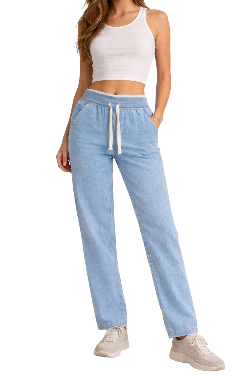 Jeans Chiaro Elasticizzato