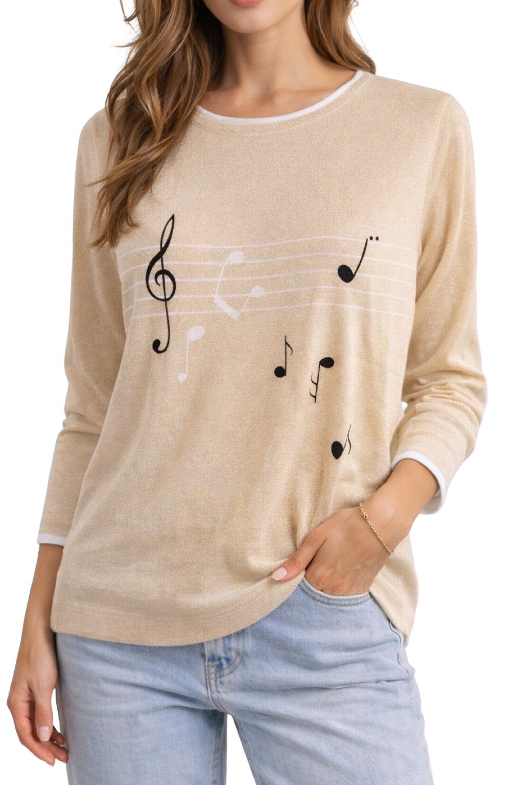 Maglia Filo Note Musicali