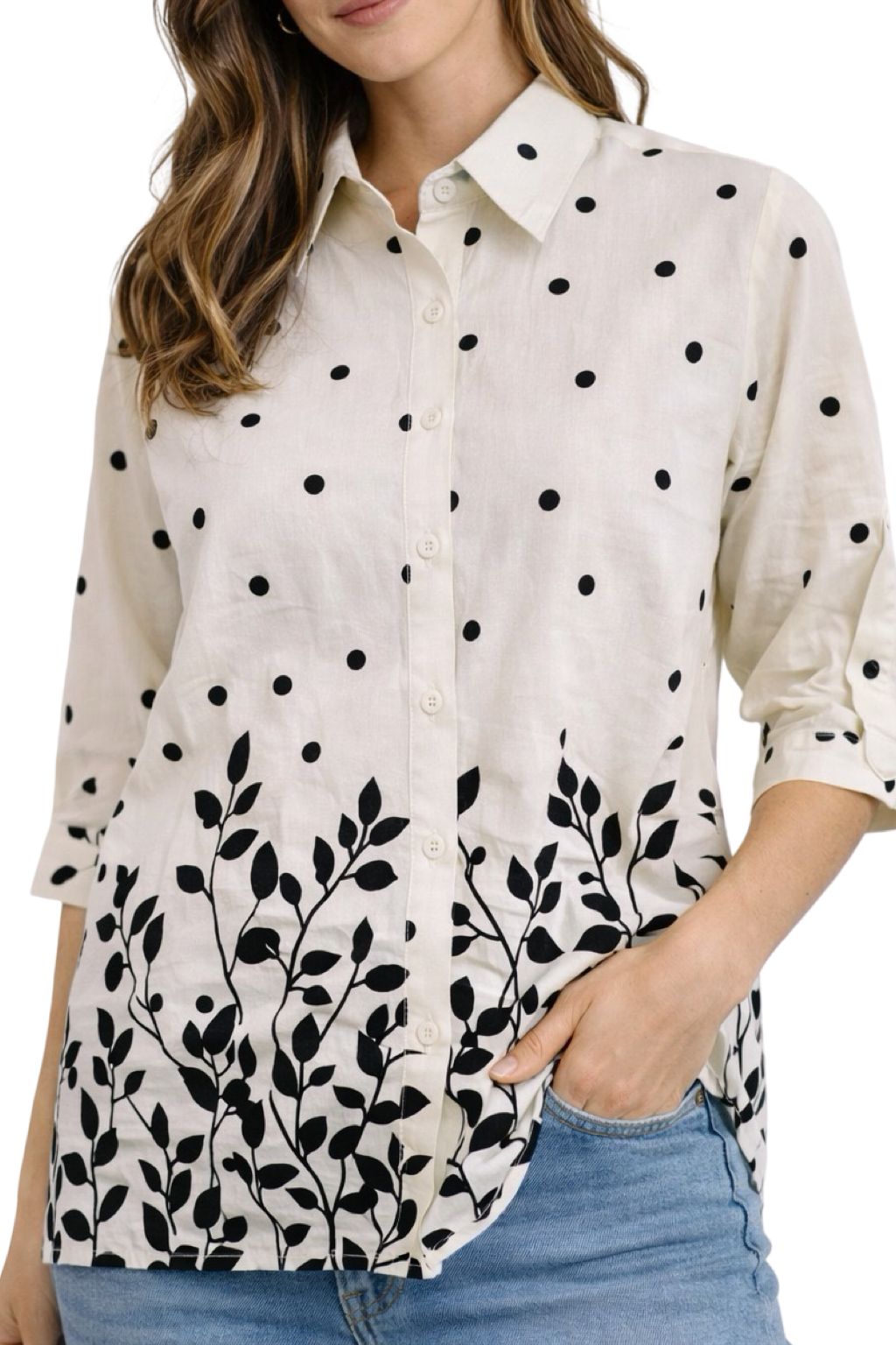 Camicia Fiori e Pois