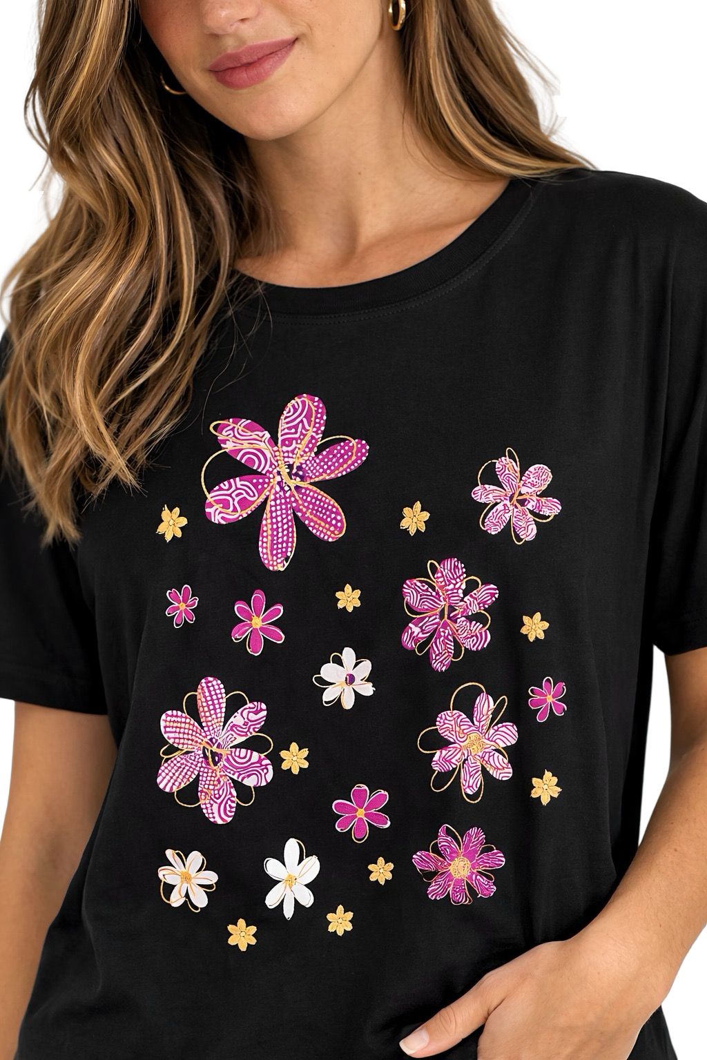 T-Shirt Stampa Floreale