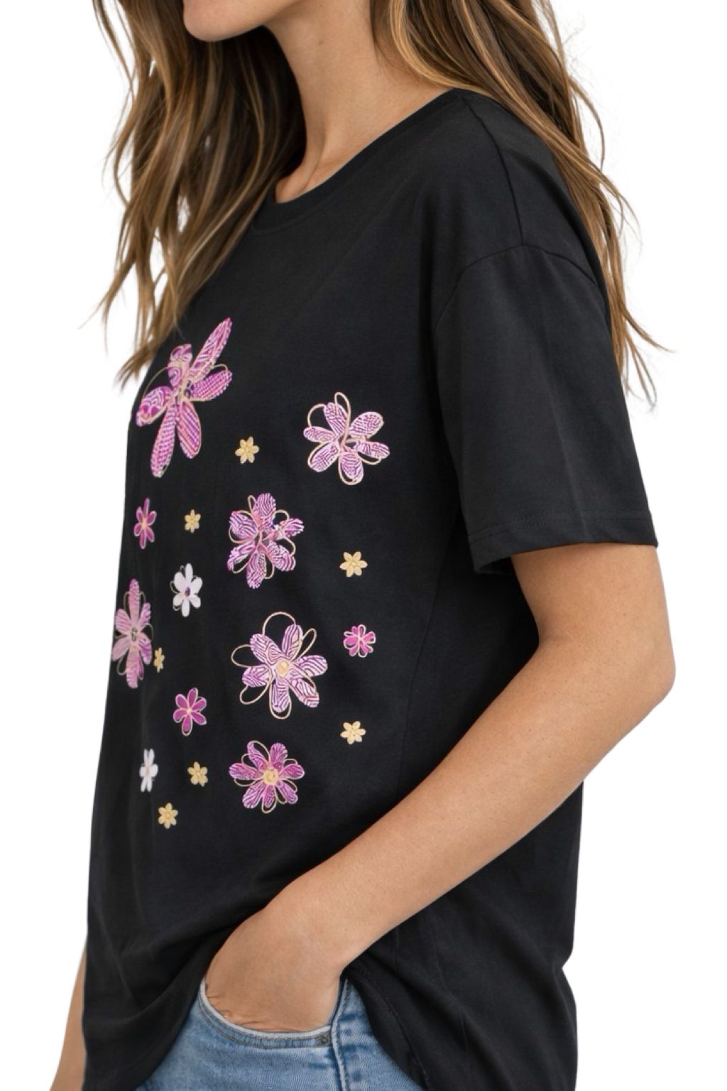 T-Shirt Stampa Floreale