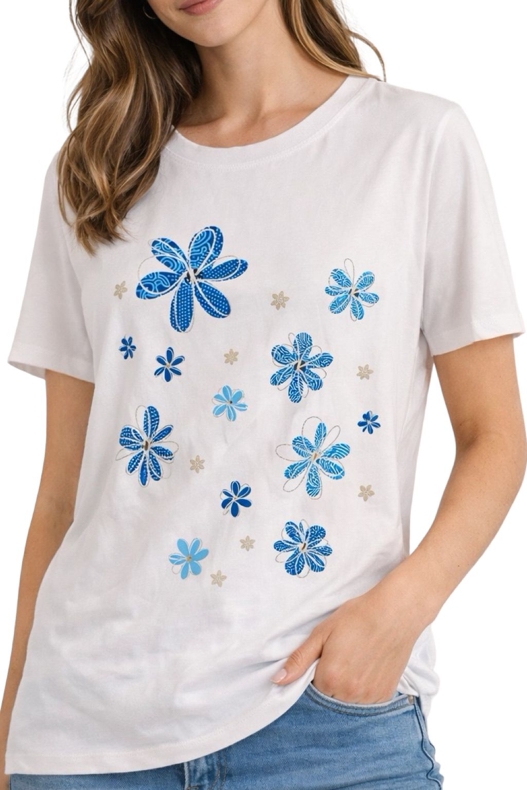 T-Shirt Stampa Floreale