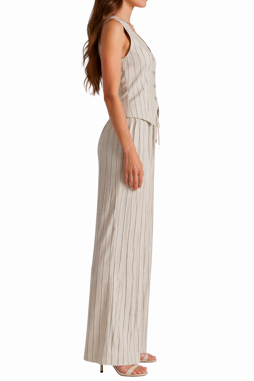 Completo Gilet e Pantaloni Palazzo