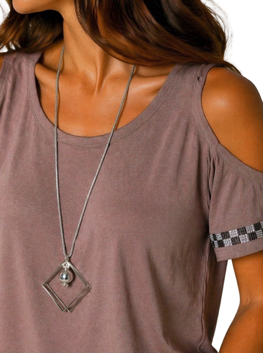 Maglia Spalle Scoperte + Collana