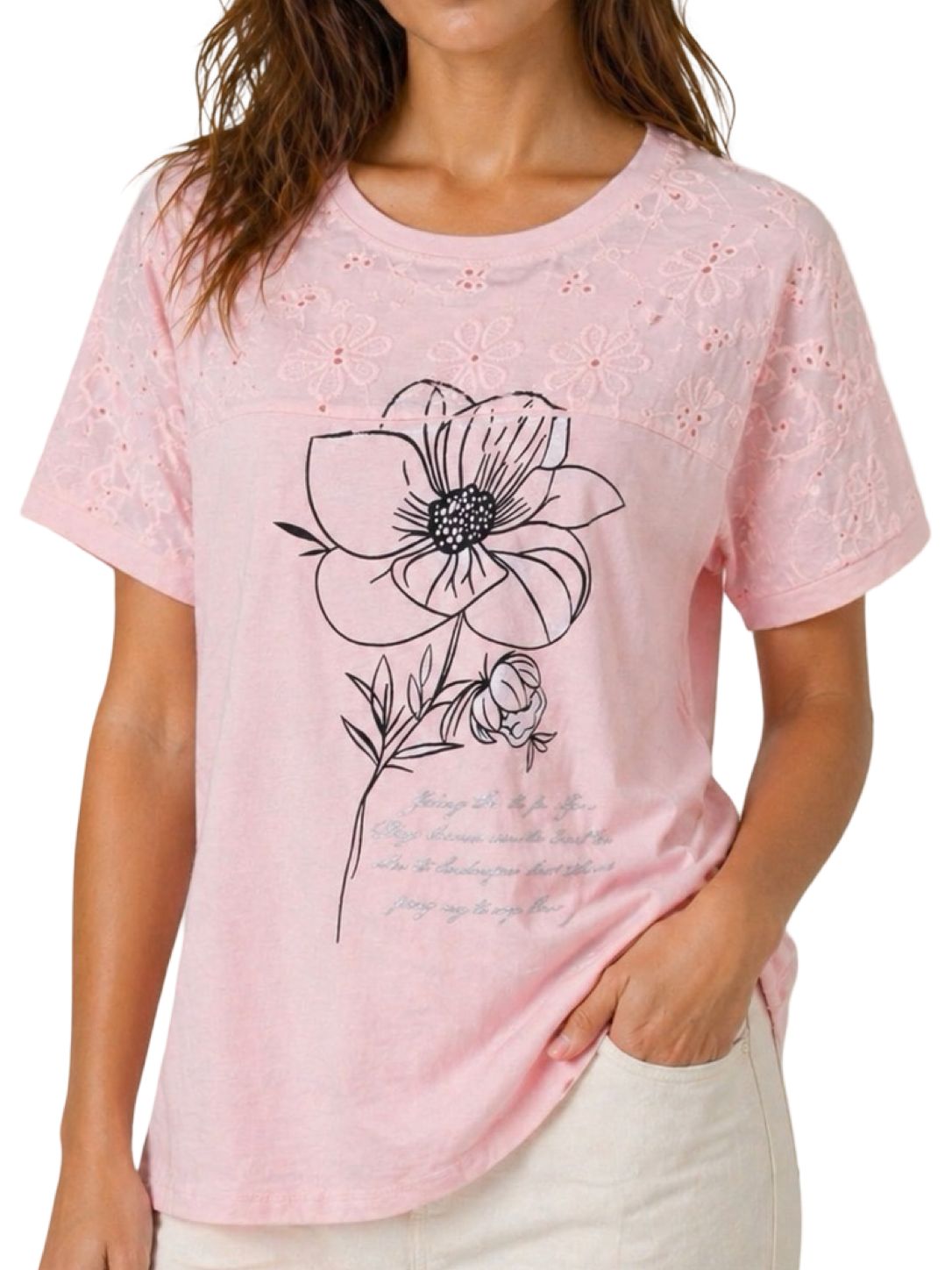 Maglia con Ricamo