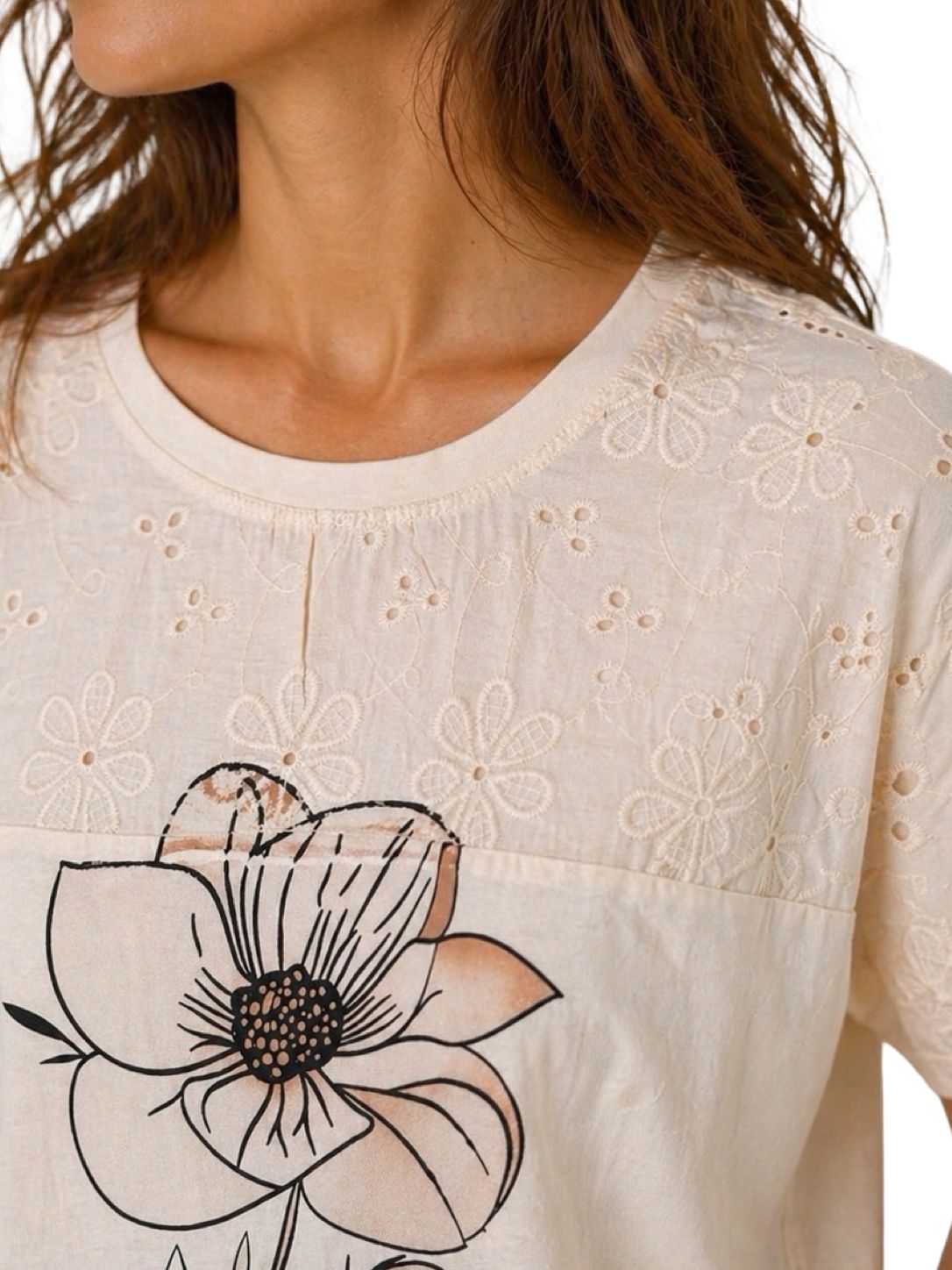 Maglia con Ricamo