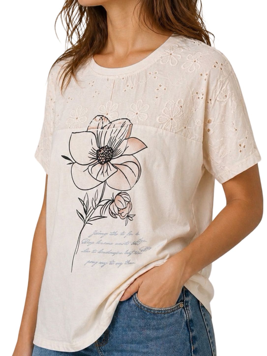 Maglia con Ricamo