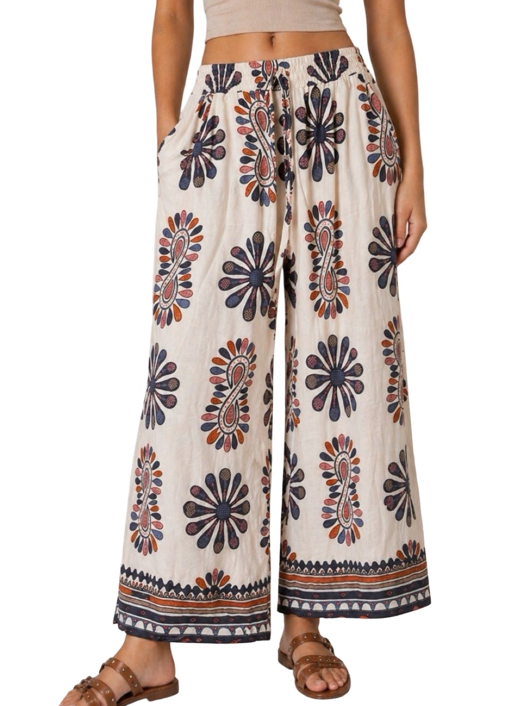 Pantaloni Fantasia Mediterranea