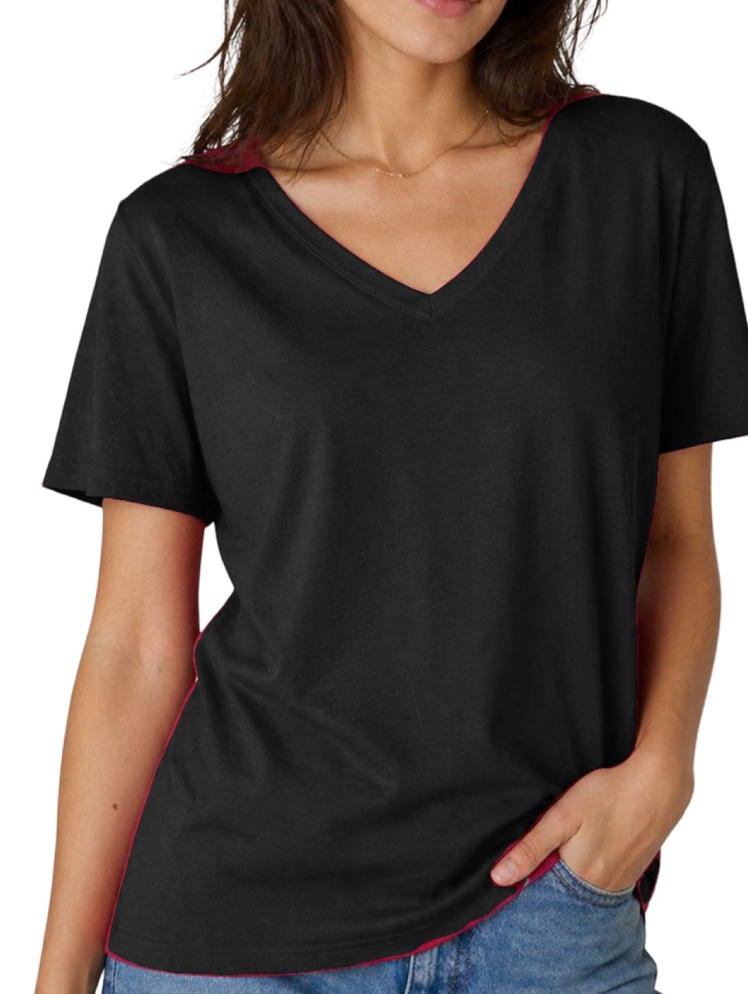 T-Shirt Scollo a V