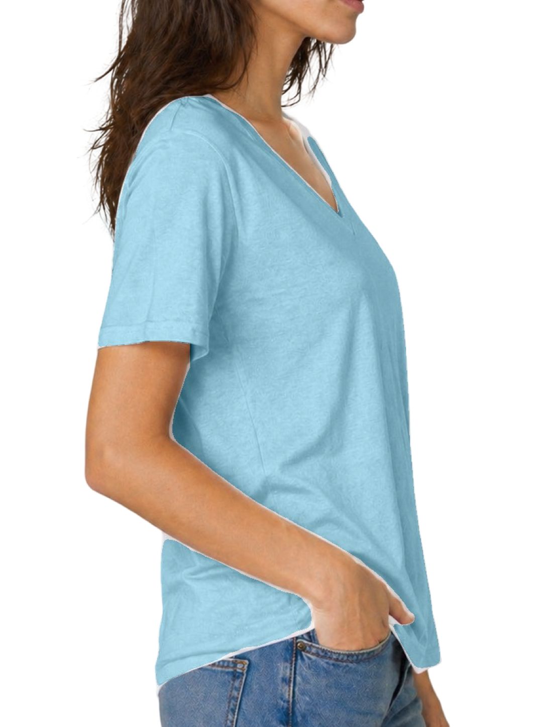 T-Shirt Scollo a V