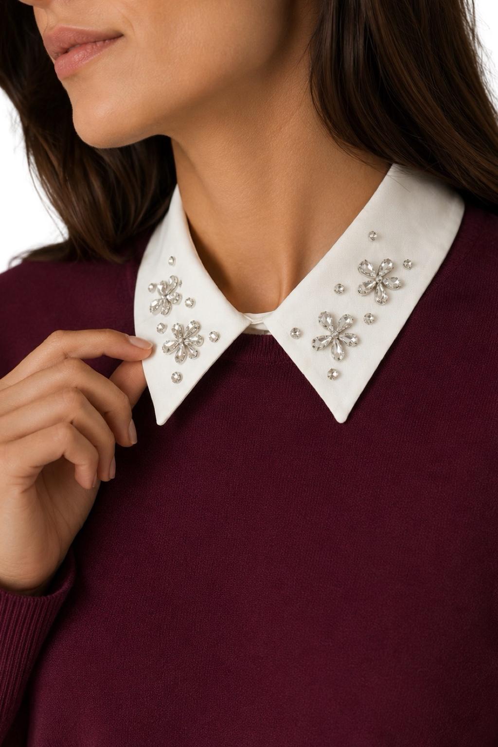 Maglia Colletto Camicia