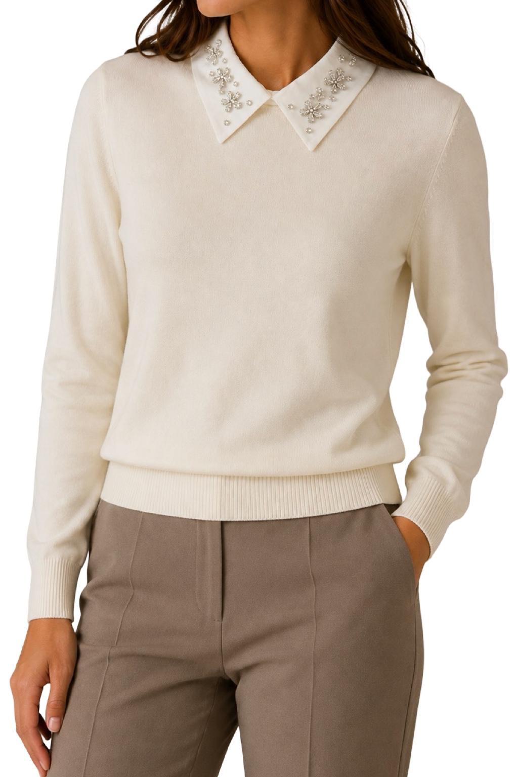 Maglia Colletto Camicia