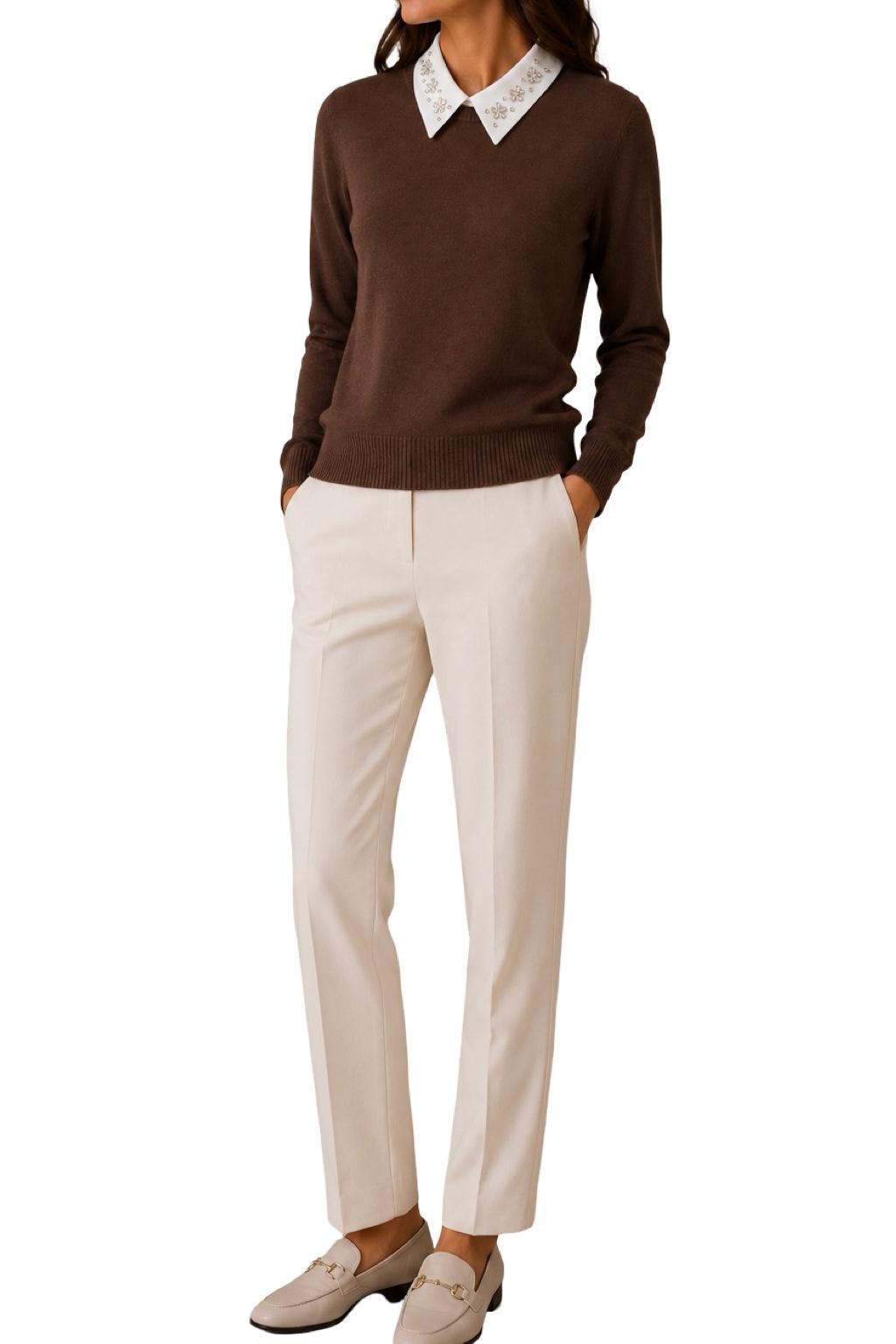 Maglia Colletto Camicia