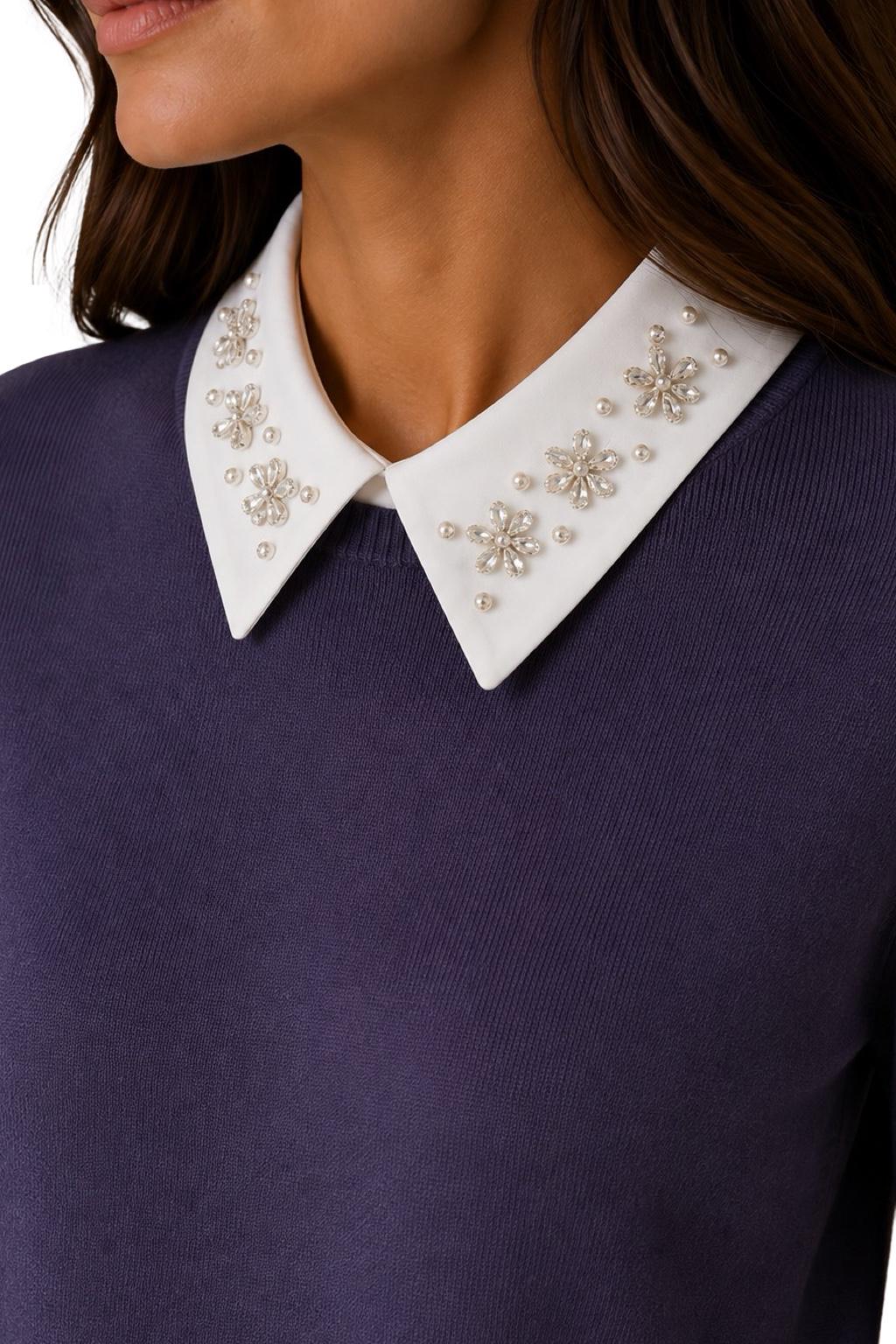 Maglia Colletto Camicia
