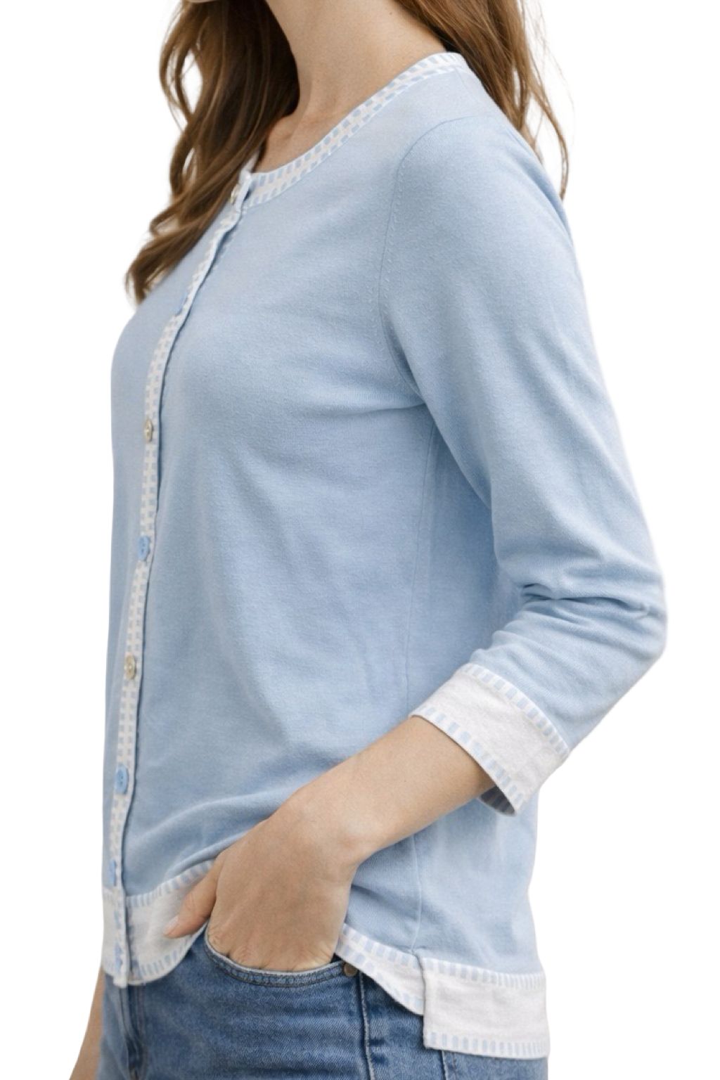 Cardigan Di Filo
