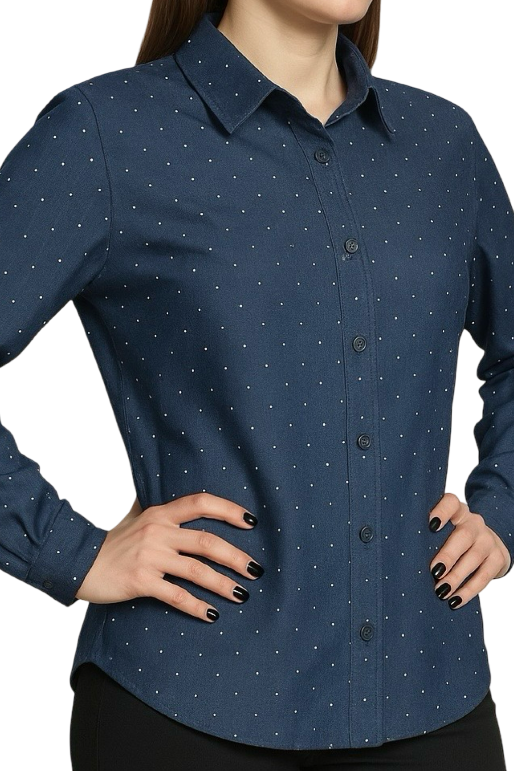 Camicia Jeans Brillantini