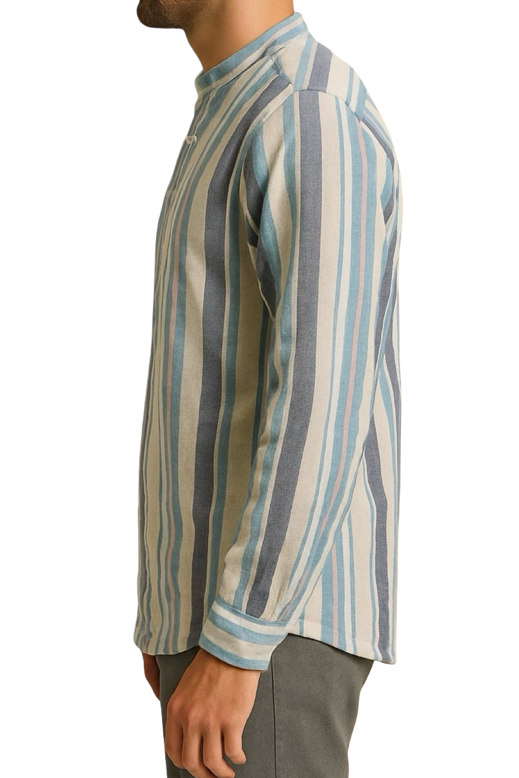 Camicia in lino a Righe