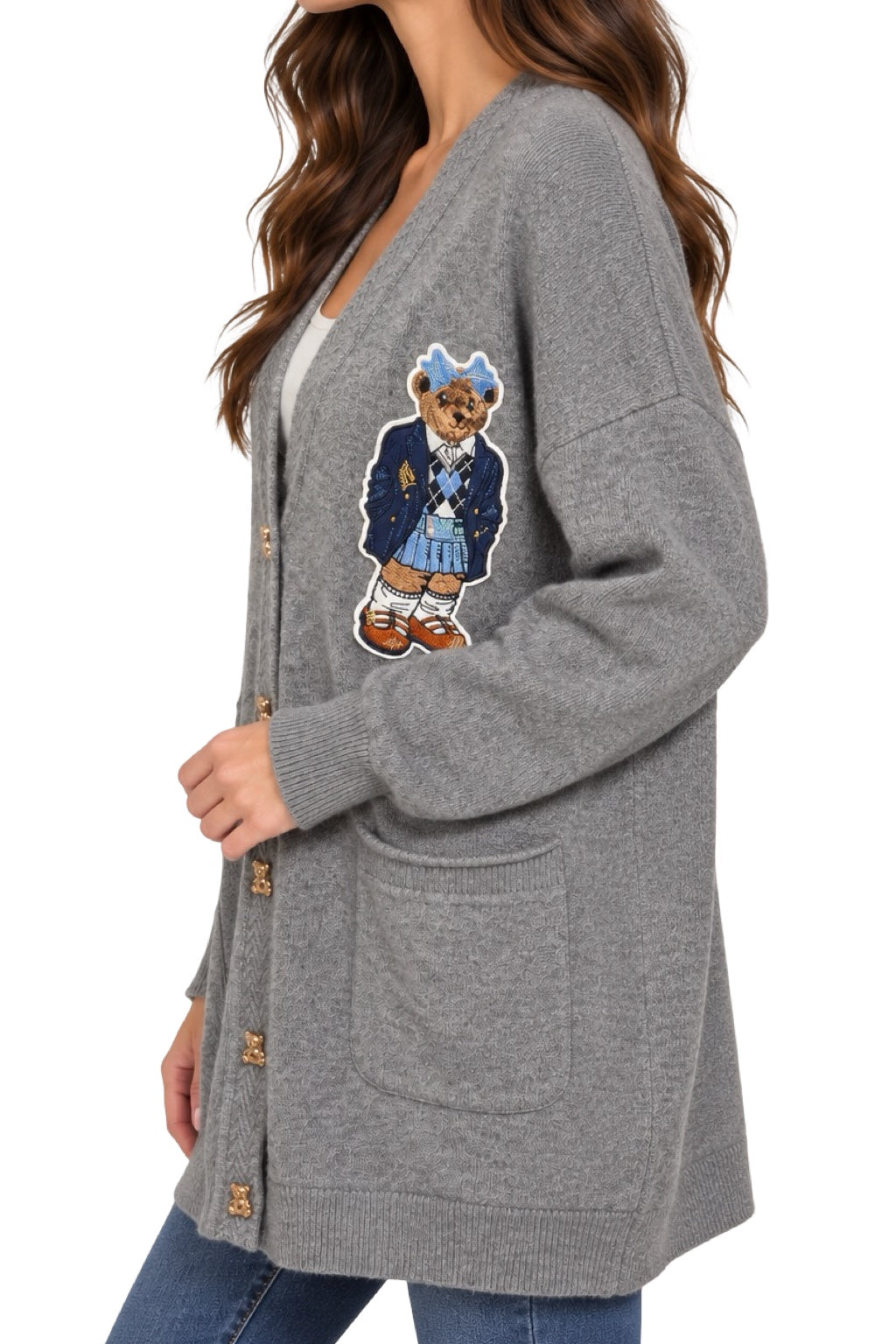 Cardigan Lungo Teddy