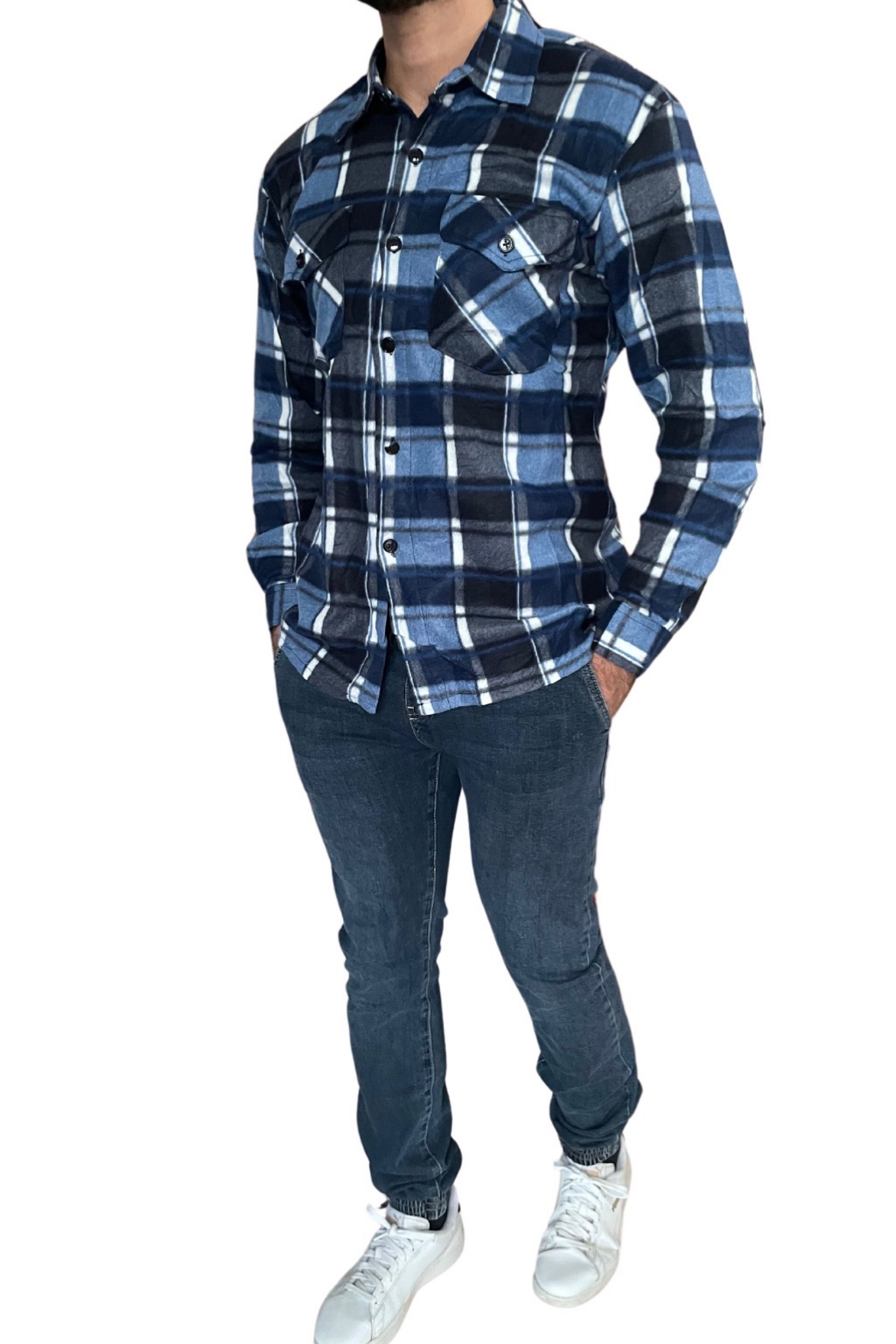 Camicia Pile Uomo