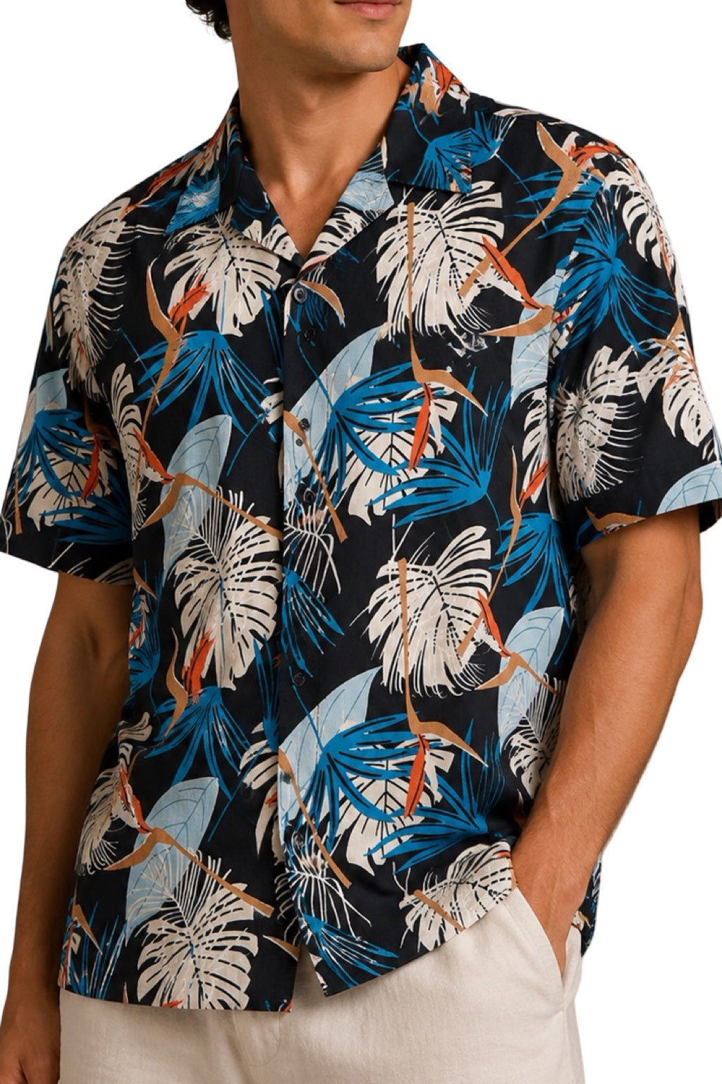 Camicia uomo Hawaiana