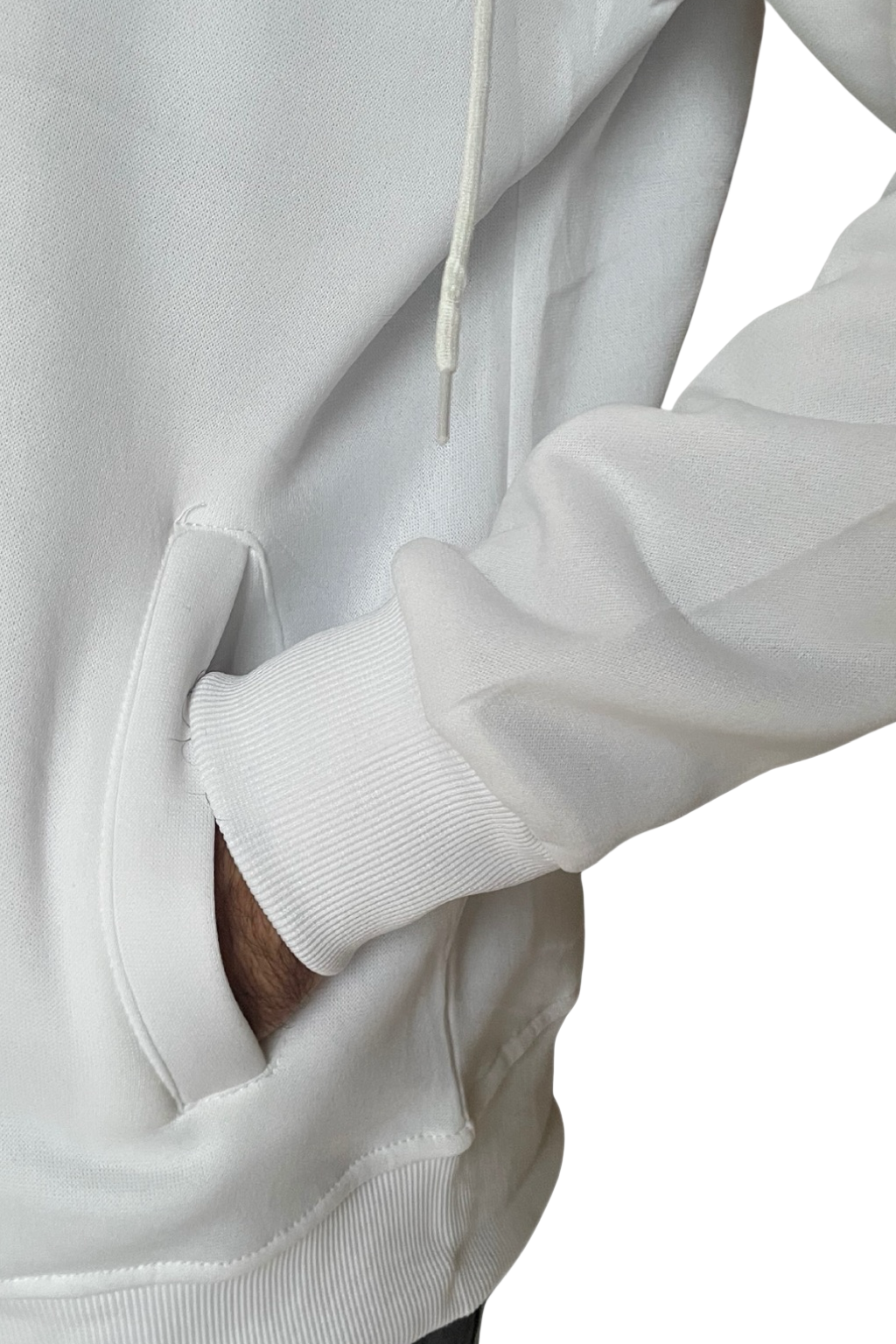 Felpa uomo con zip e cappuccio