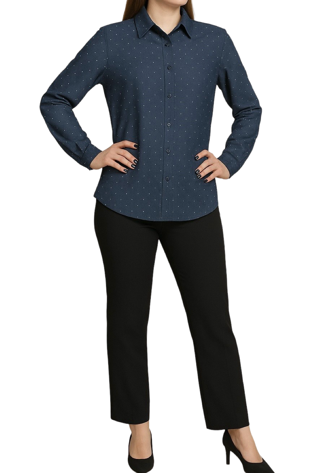 Camicia Jeans Brillantini