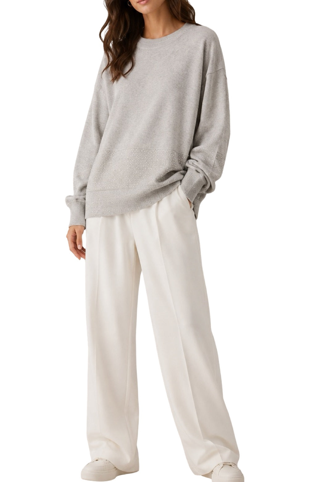 Maglia Lunga Fascia Paillettes