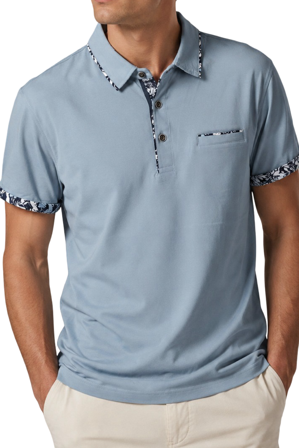 Polo Uomo Bordino Fantasia