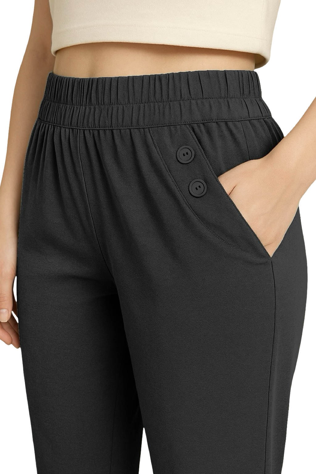 Pantaloni Basic con elastico