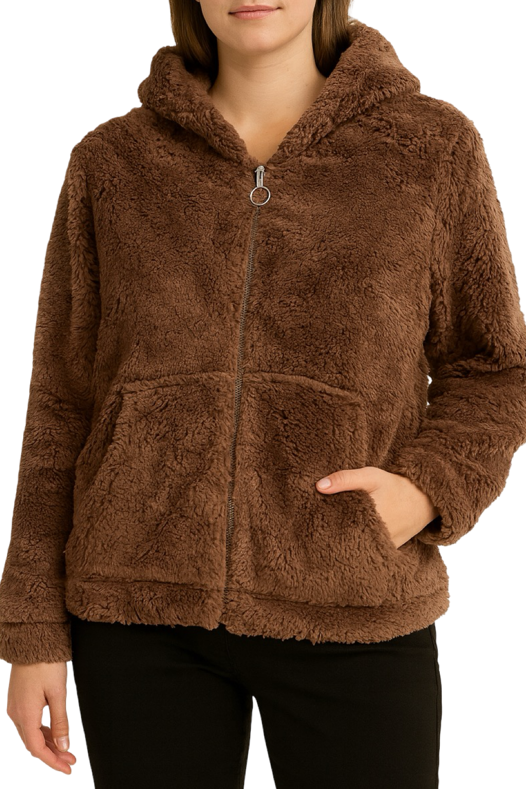 Pelliccia Stile Felpa