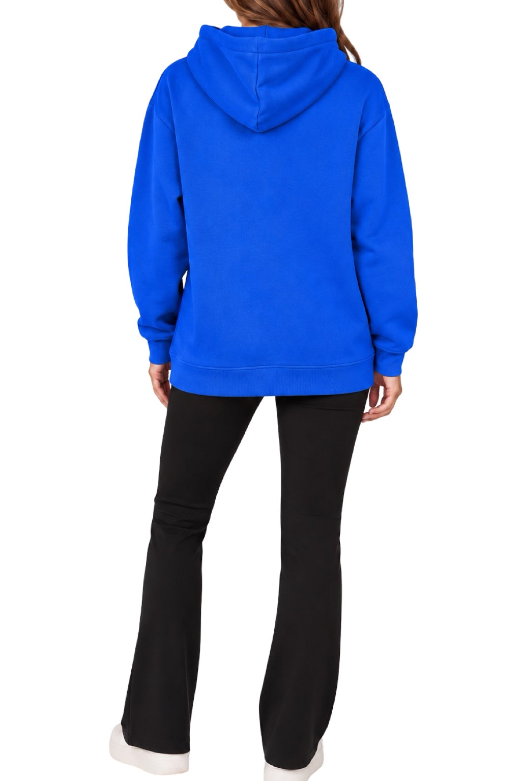 Felpa con zip e cappuccio Donna