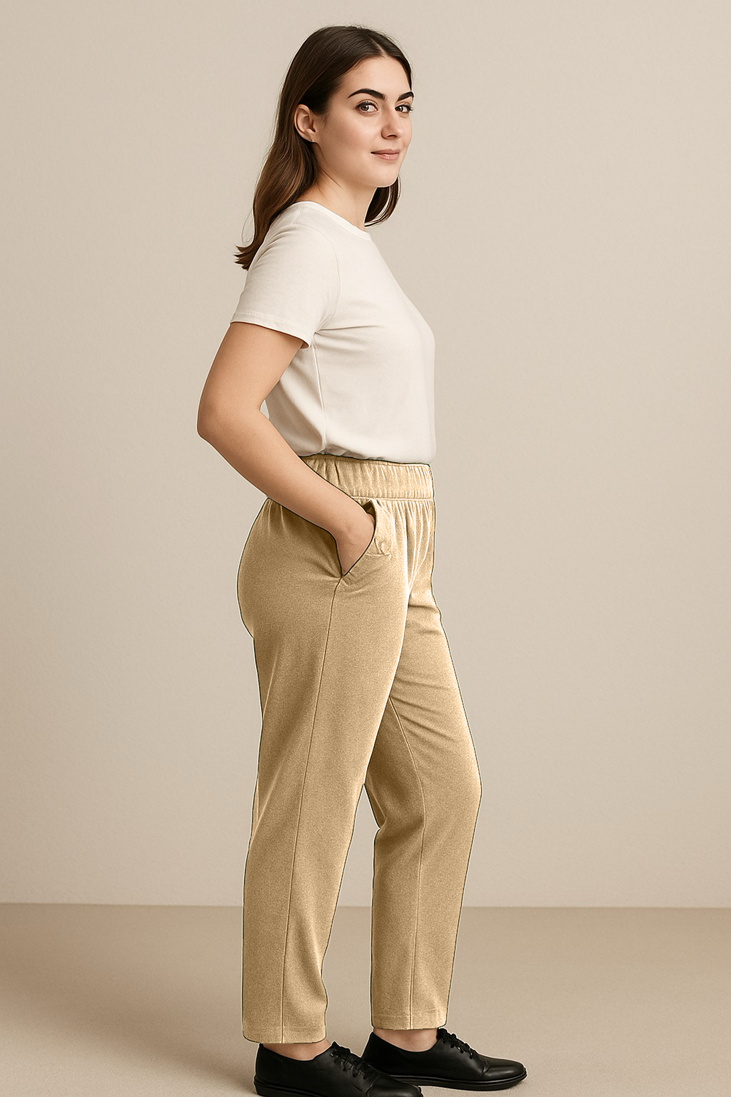 Pantaloni Basic con elastico