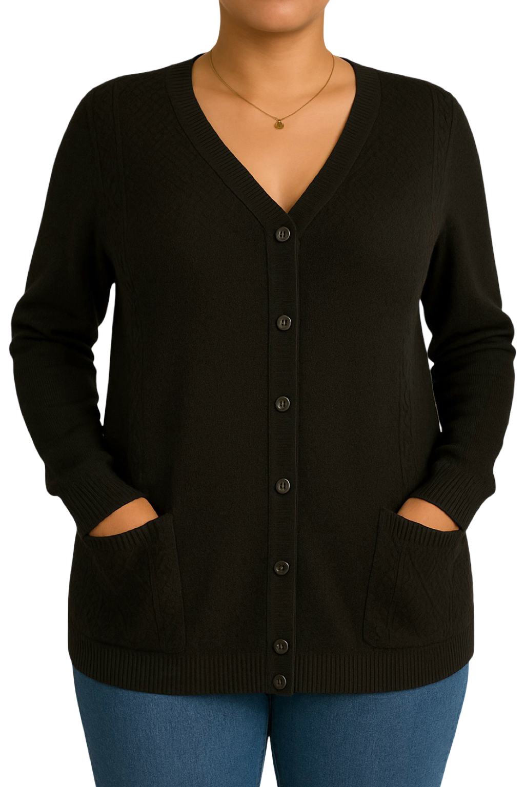 Cardigan Bottoncini e Tasche