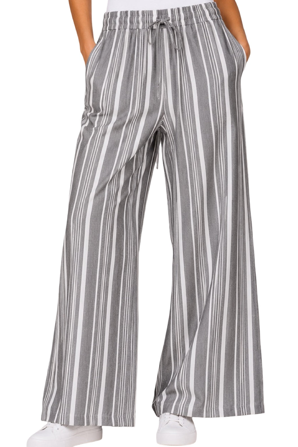 Pantaloni palazzo a righe