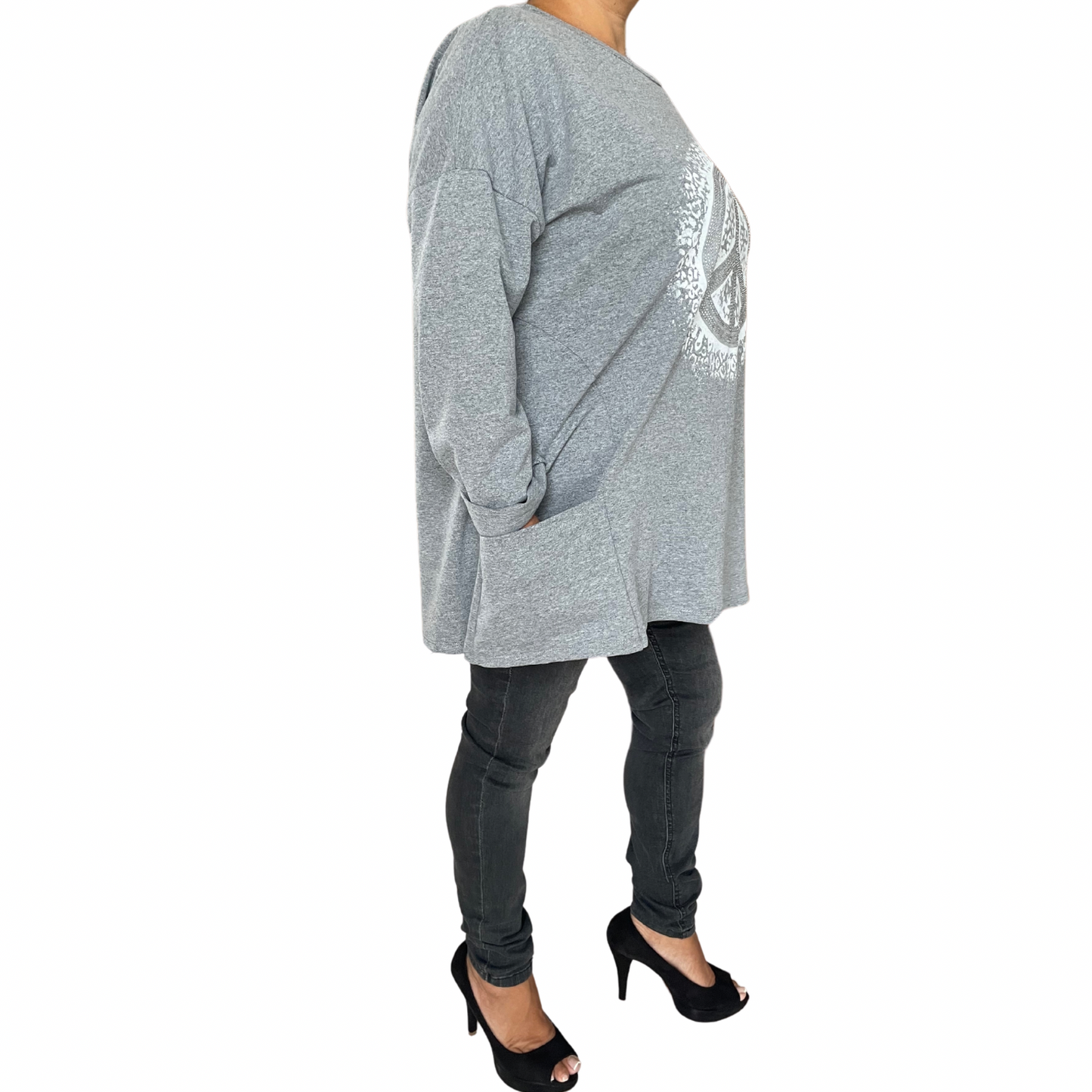 Maglia Oversize con tasche