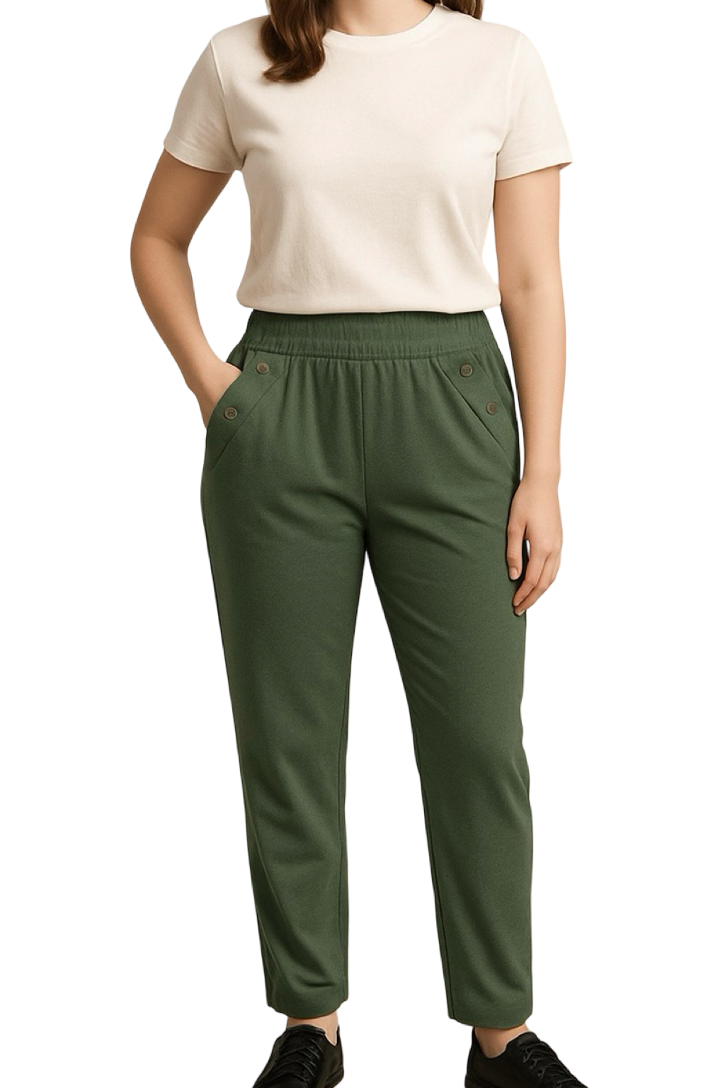 Pantaloni Basic con elastico