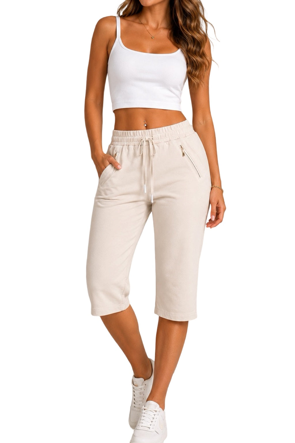 Pantaloni Pinocchietto Elasticizzati