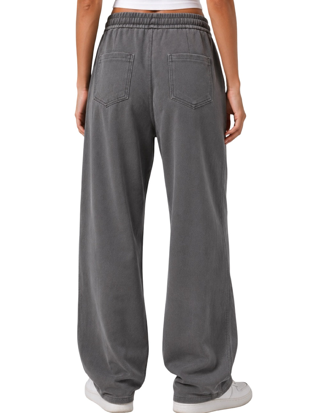 Pantaloni con elastico in vita