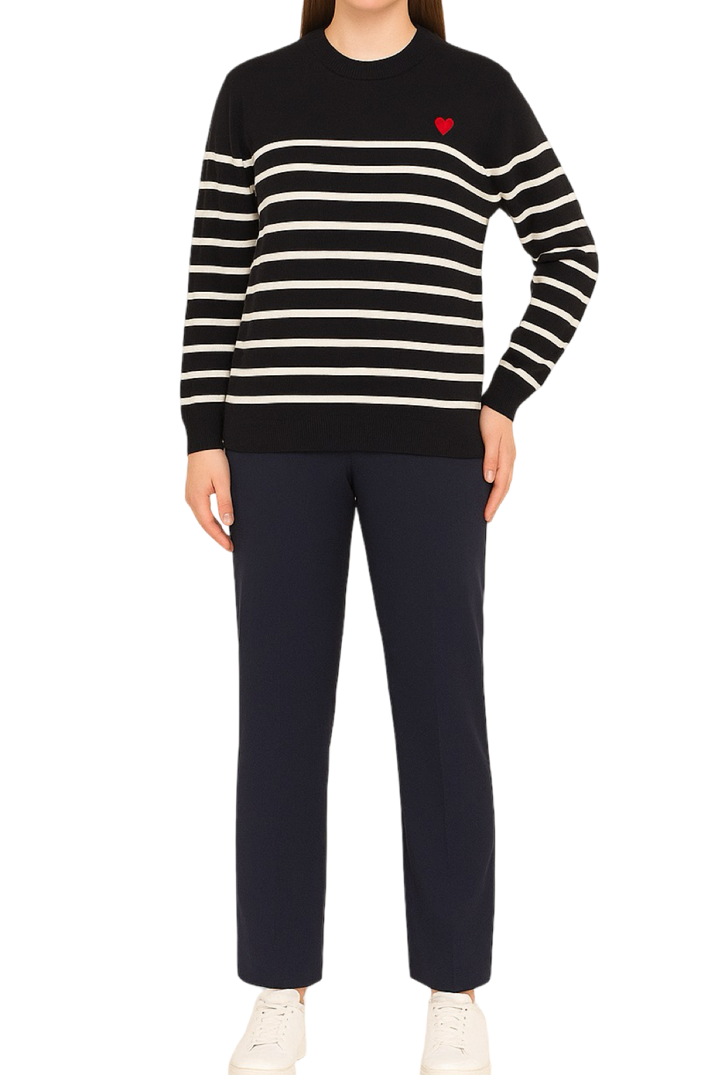 Maglia Cuoricino e Righe