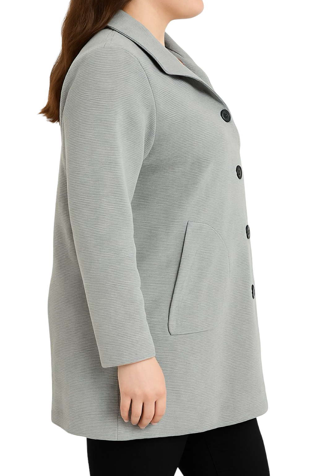 Giacca Stile Cappotto con tasconi