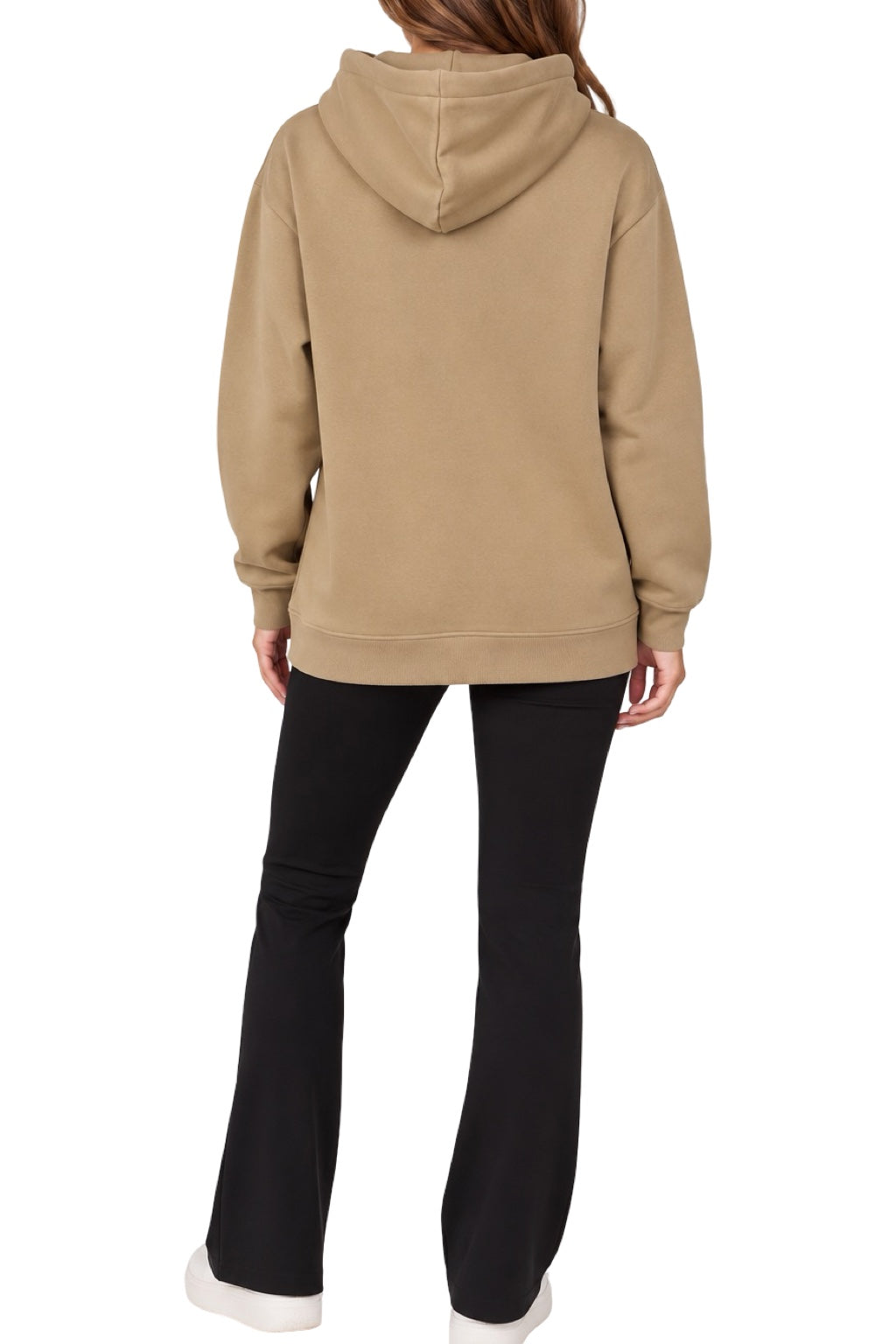 Felpa con zip e cappuccio Donna