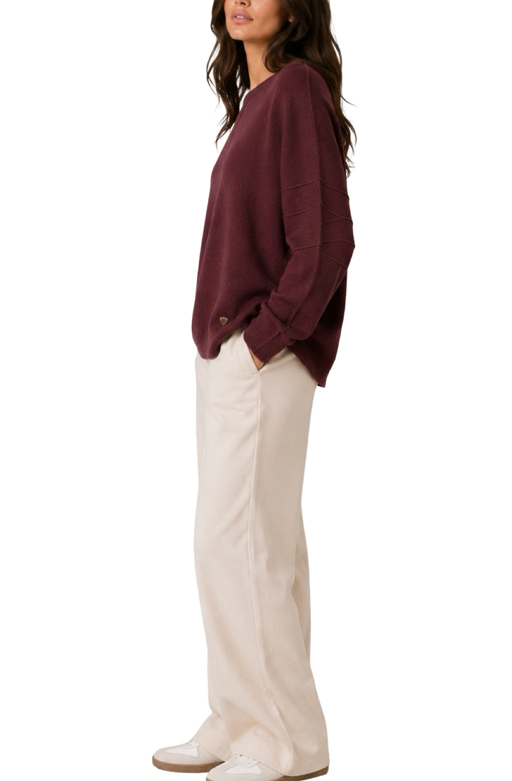 Maglia con Paillettes sulle maniche