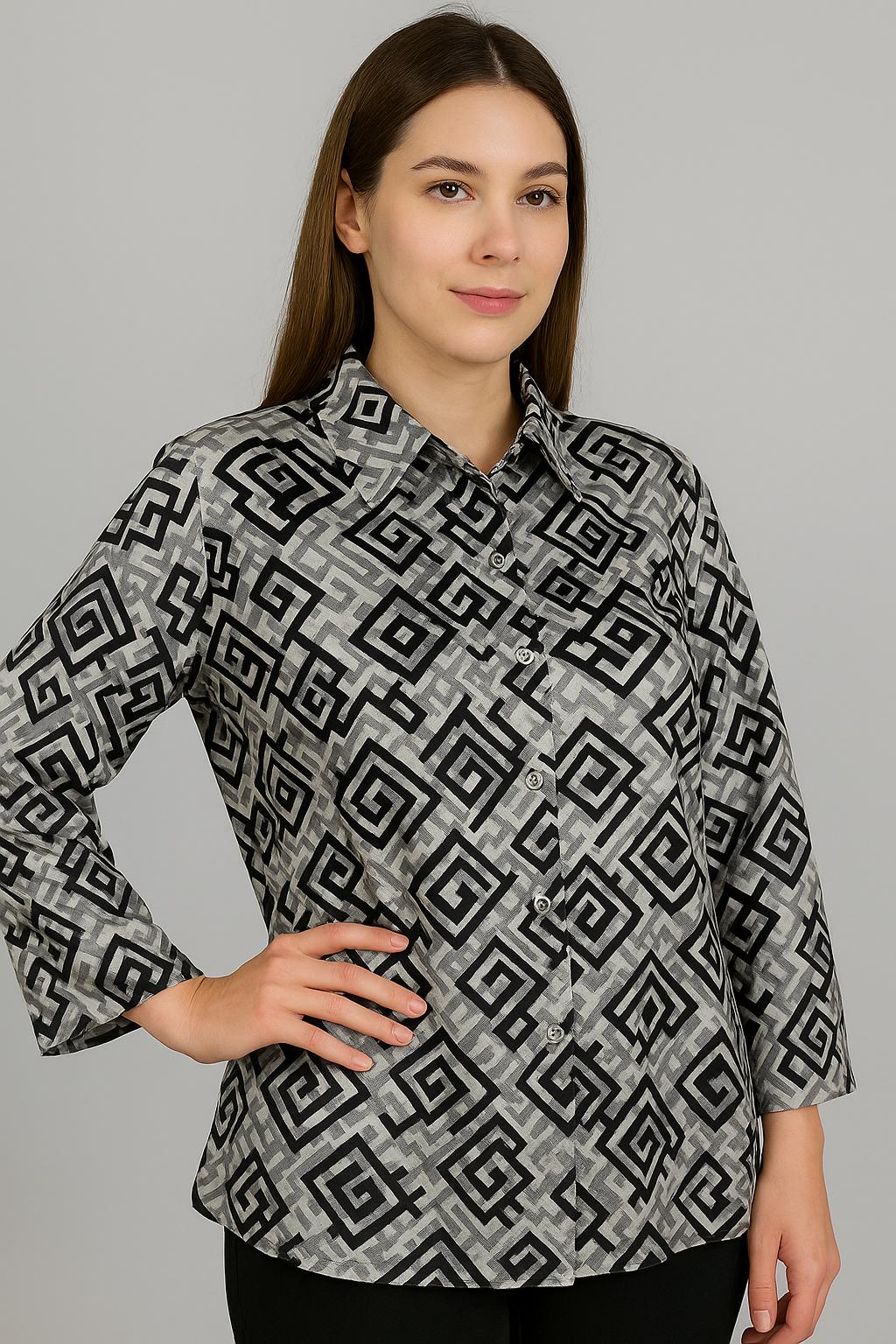 Camicia Fantasia Geometrica