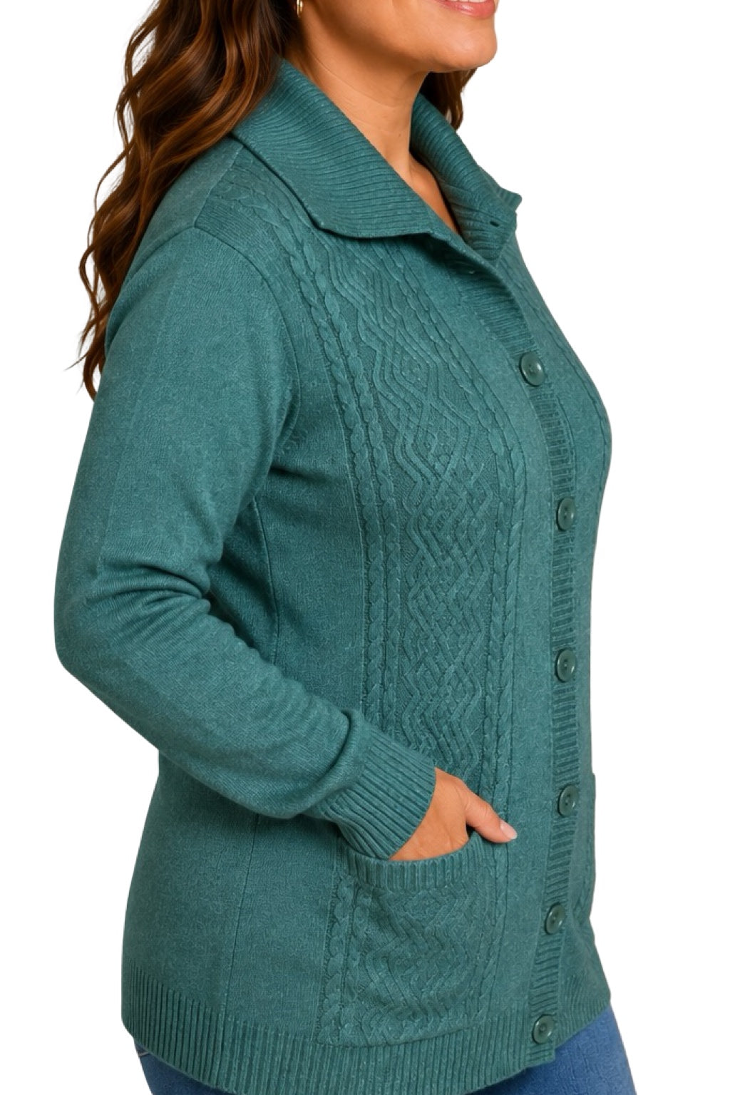 Cardigan Bottoni e Tasche
