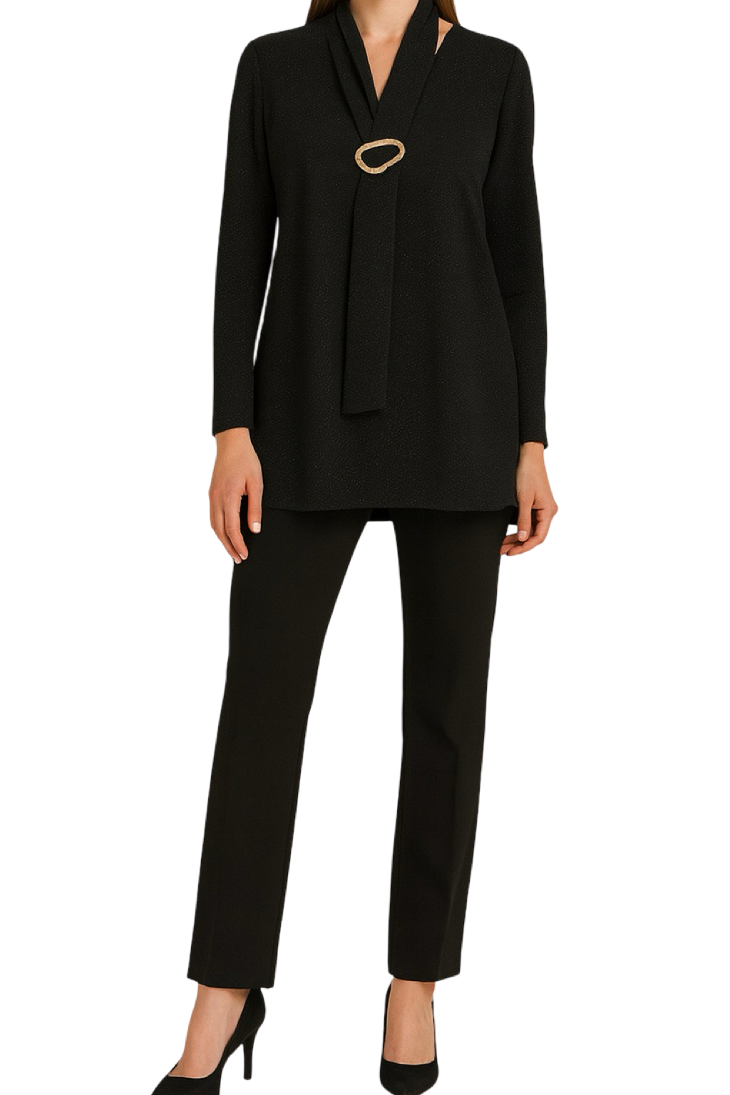 Maglia Elegante con Foulard