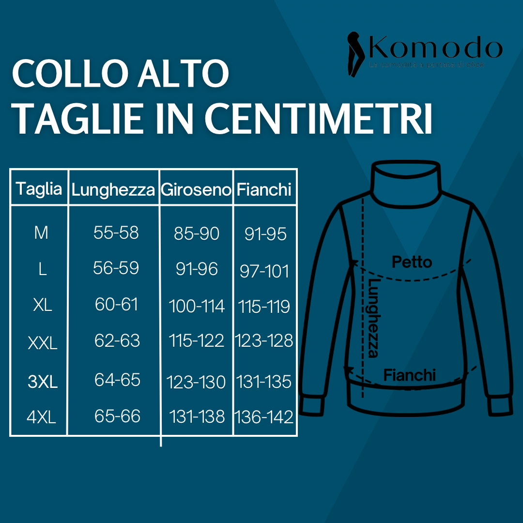 Maglia Collo alto Oversize